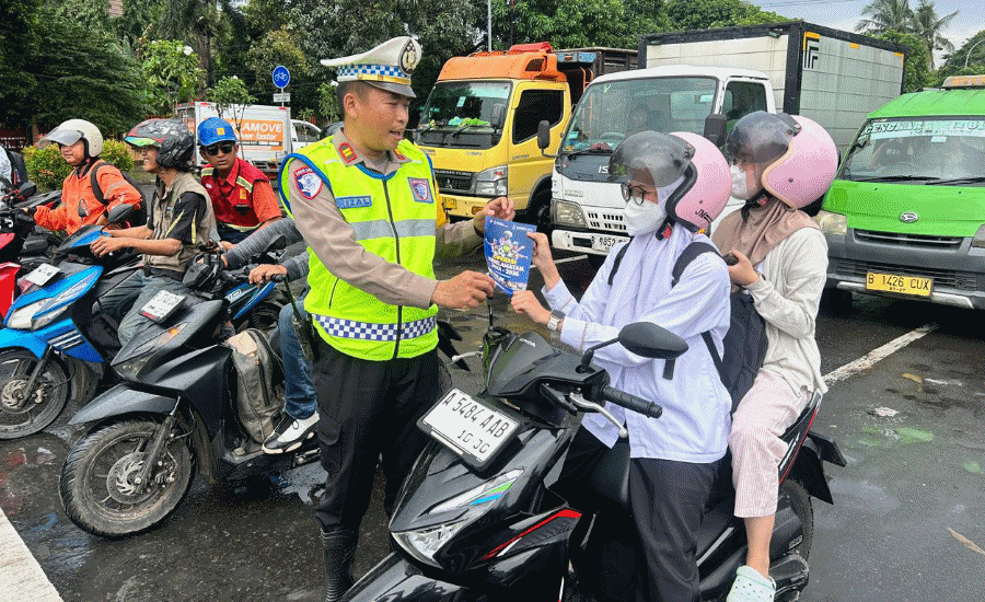 Ops Keselamatan Jaya 2026, Polisi Sasar Lampu Merah di Kota Tangerang