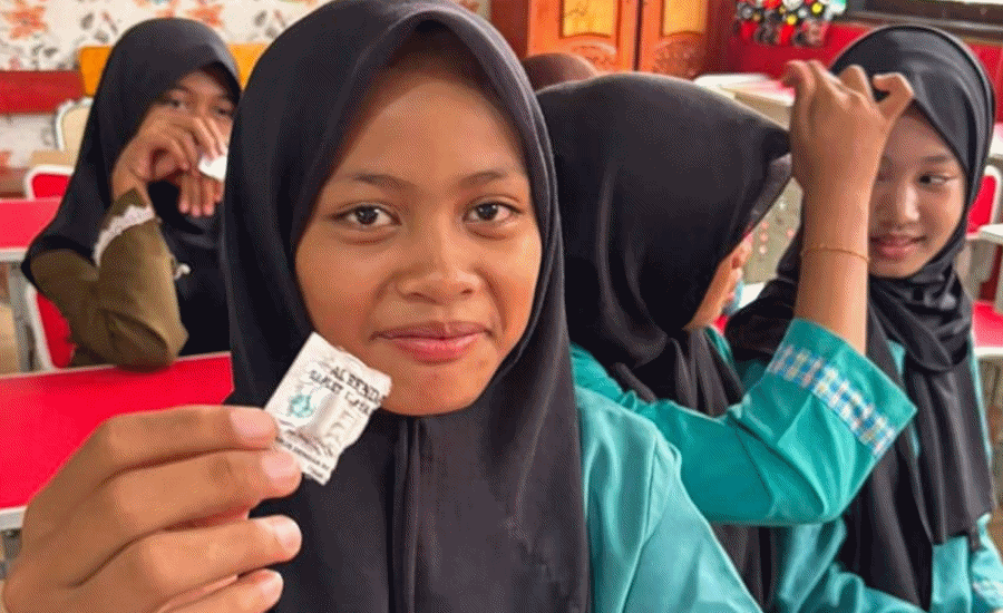 Cegah Stunting, Puskesmas Kedaung Barat Gencarkan Program Obat Cacing ke Sekolah dan Posyandu