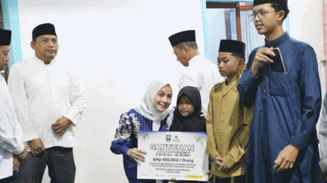 Ramadan Bahagia, Kecamatan Tirtayasa Terima Bantuan Keagamaan Rp44 Juta