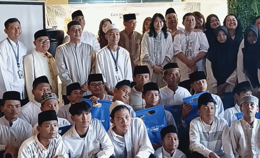 35 Anak Yatim Panti Asuhan Hayati YAPMI Dapat Santunan dan Buka Puasa Bersama Golden Tulip Essential Tangerang