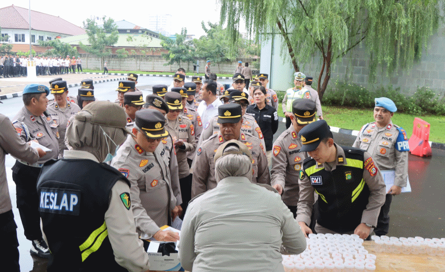 Kapolres Metro Tangerang Kota Pimpin Tes Urine Seluruh Personel, Ini Tujuannya?
