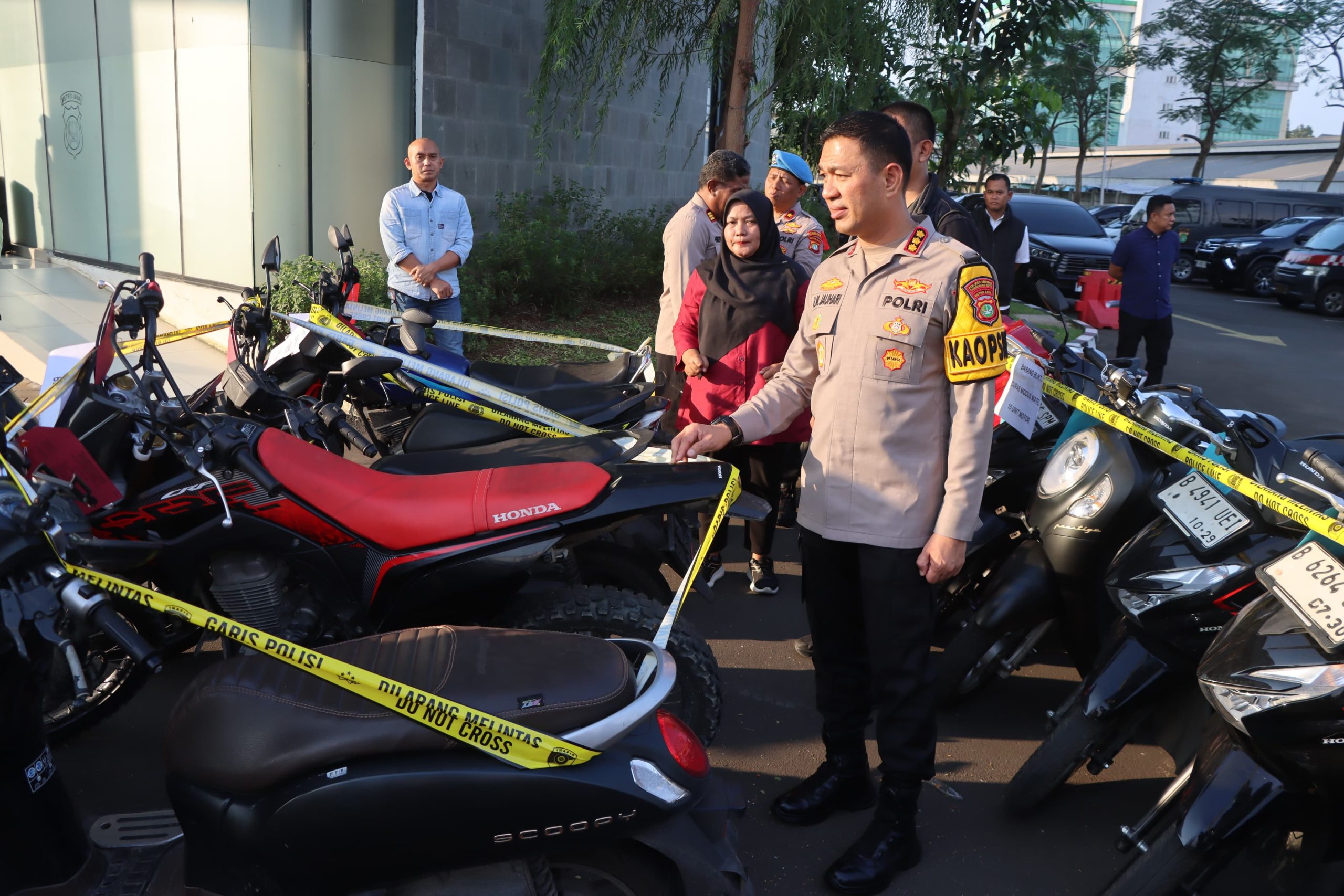 Curanmor Modus Debt Collector Diungkap Polisi, Belasan Motor Hasil Kejahatan Disita