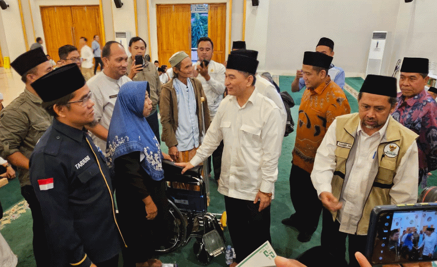 Safari Ramadan Ke Kota Tangsel, Wagub Dimyati Beri Bantuan Kursi Roda Kepada Warga