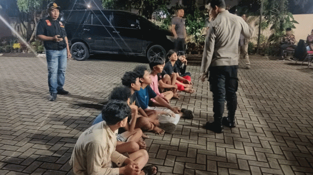 Perang Sarung di Keranggan Dibubarkan Polisi, 8 Remaja Diamankan