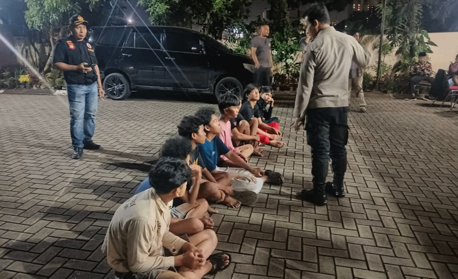 Perang Sarung di Keranggan Dibubarkan Polisi, 8 Remaja Diamankan