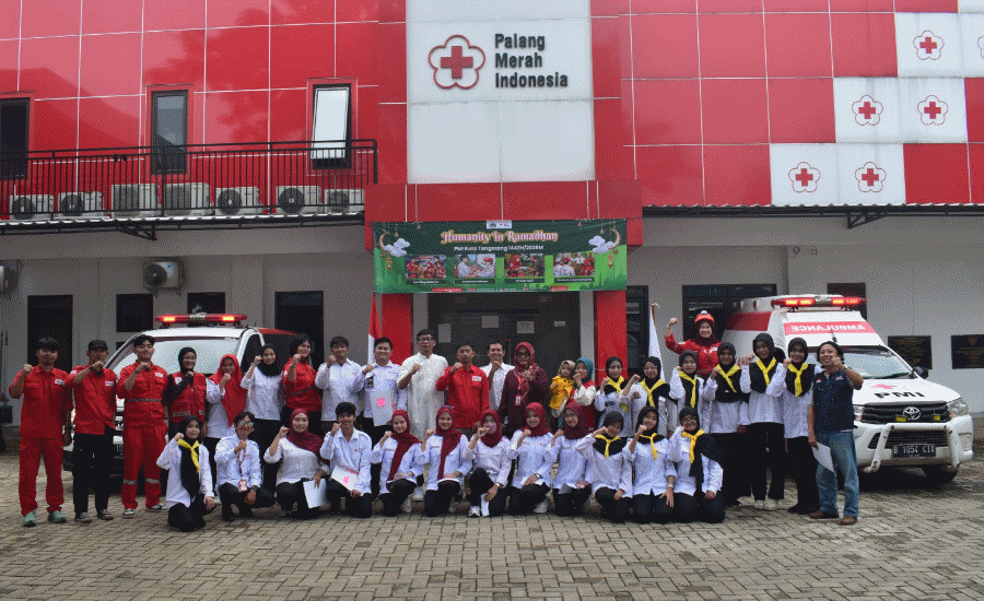 Dukung Kelancaran Mudik Lebaran 2026, PMI Kota Tangerang Kerahkan 30 Personel dan 3 Ambulans