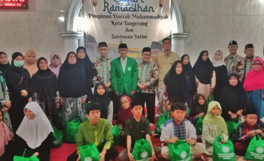 Safari Ramadan PDM Kota Tangerang di Ciledug, Tebar Syiar dan Salurkan Santunan Yatim-Dhuafa