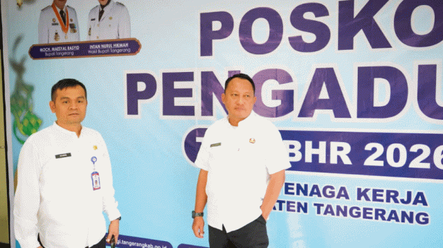 Disnaker Kabupaten Tangerang Buka Posko THR dan BHR Buka Aduan Online