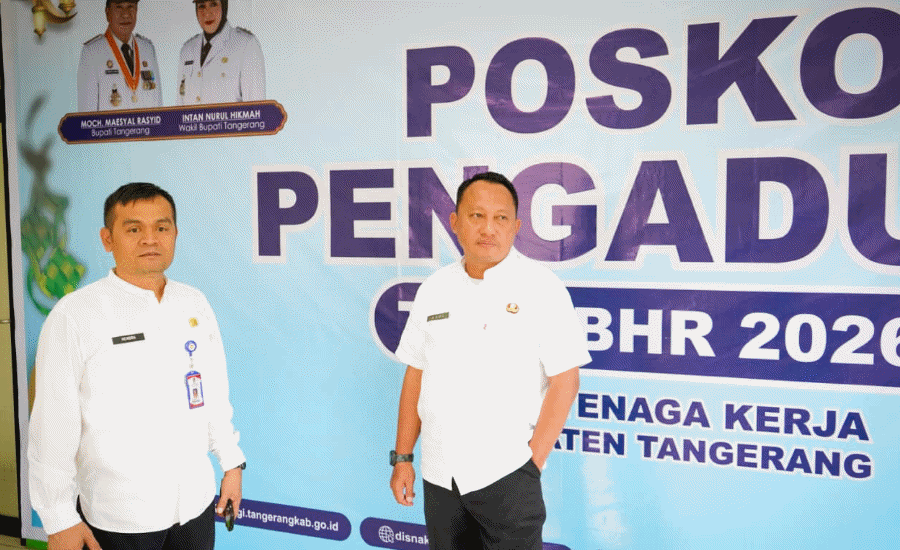 Disnaker Kabupaten Tangerang Buka Posko THR dan BHR Buka Aduan Online