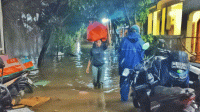 Jelang Sahur, 11 Kecamatan di Kota Tangerang Dikepung Banjir