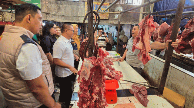Jelang Idul Fitri, Satgas Saber Pangan Pusat Pastikan Stok dan Harga Bapokting di Palembang Terkendali