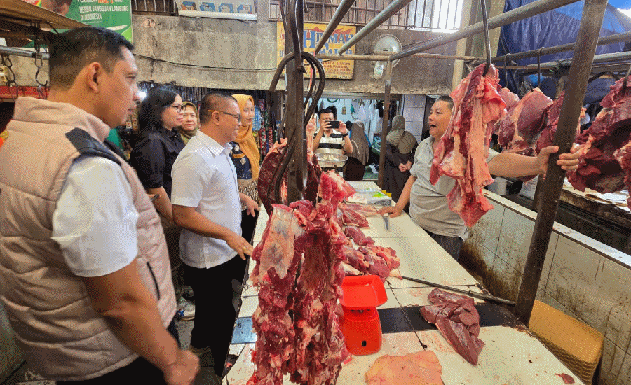 Jelang Idul Fitri, Satgas Saber Pangan Pusat Pastikan Stok dan Harga Bapokting di Palembang Terkendali