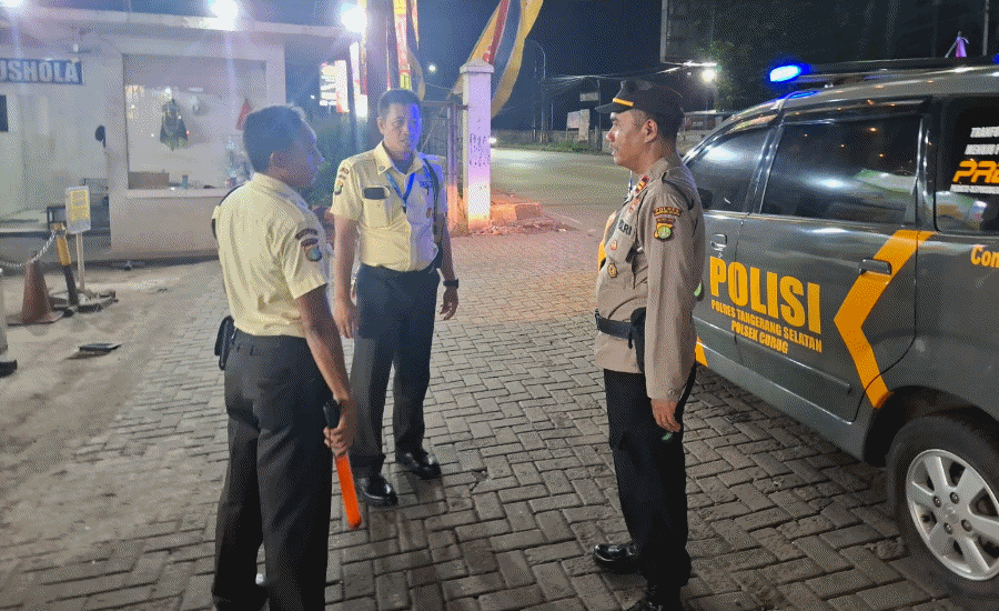 Tekan Kriminalitas Malam Hari, Polsek Curug Perkuat Patroli, Situasi Kondusif