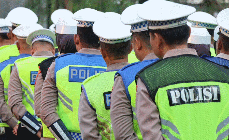 Polisi Patroli Dialogis di Pusat Keramaian Kota Tangerang, Antisipasi Kejahatan 3C