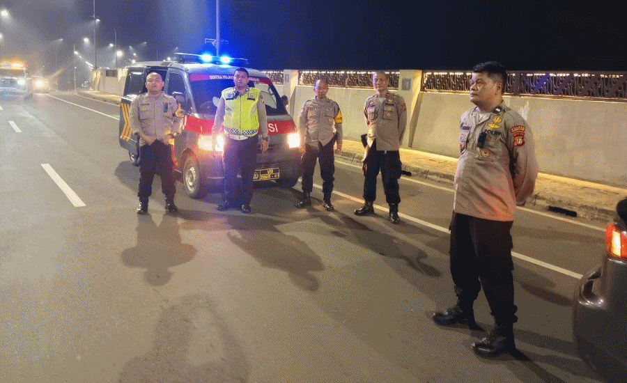 Polisi Patroli Hingga Dini Hari, Antisipasi 3C dan Tawuran di Curug-Pagedangan