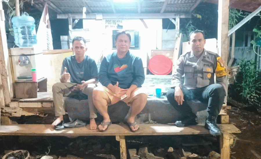 Jaga Jakarta+, Bhabinkamtibmas Lengkong Gudang Intensifkan Poskamling