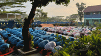 Awali TKA dengan Salat Dhuha, SMPN 2 Kelapa Dua Bangun Ketenangan Siswa