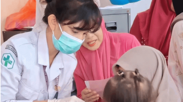 Cegah Campak, Kelurahan Pakulonan Barat Gencarkan Imunisasi Bayi