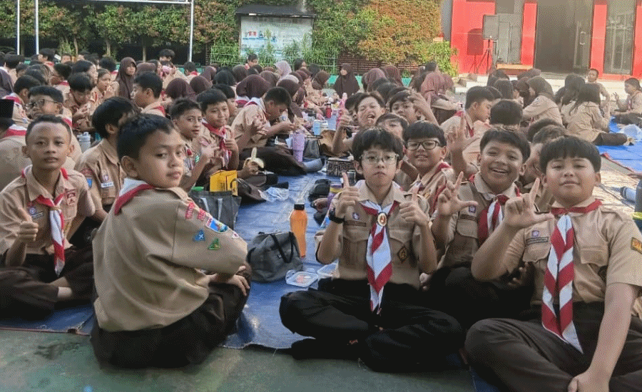 Sarapan Bersama di SDN Sukasari 4, Bangun Karakter dan Konsentrasi Siswa
