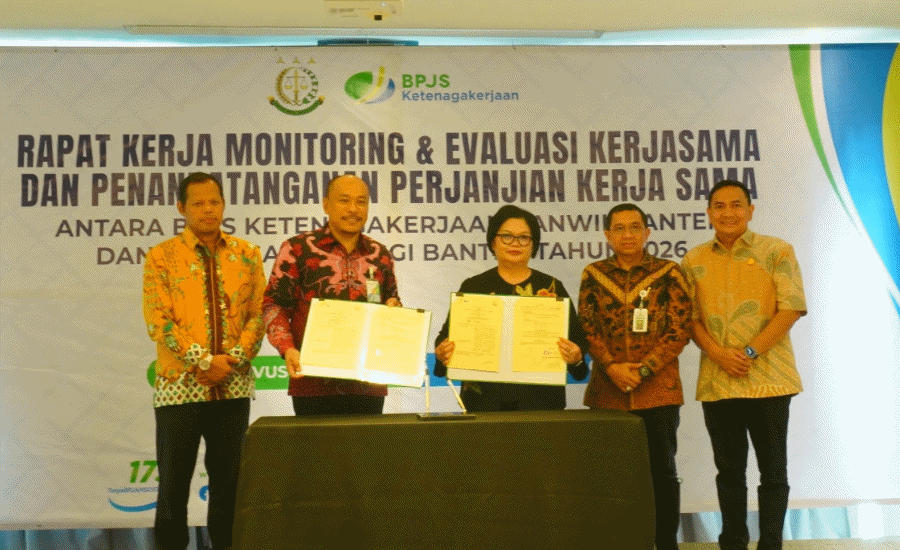 BPJS Ketenagakerjaan Gandeng Kejati Banten, Perkuat Perlindungan Pekerja