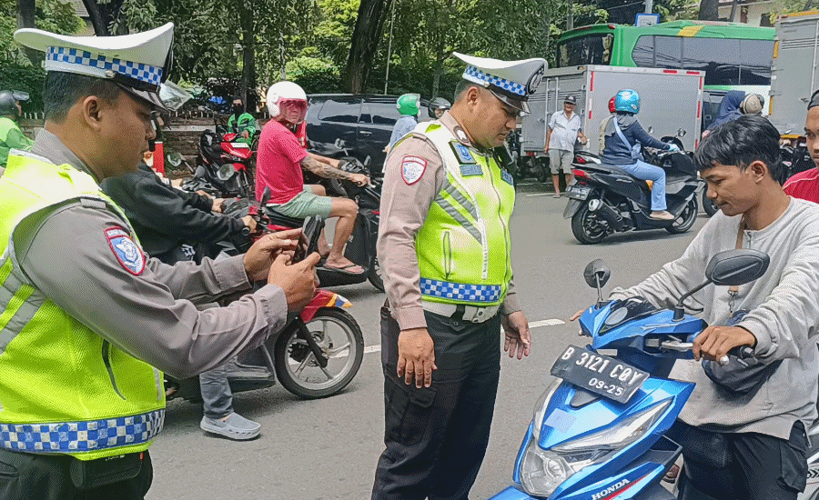 Melanggar Lalulintas Langsung Ditilang! ETLE Handheld Berlaku di Kota Tangerang