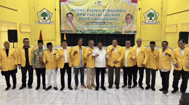 Pleno Perdana, DPD Golkar Kota Tangerang Tetapkan Program dan Target Tambah Kursi di 2029
