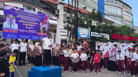Hardiknas 2026, Ribuan Siswa di Kota Serang Aksi Gerakan Peduli Lingkungan