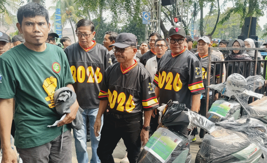 May day di Kota Tangerang, Ribuan Buruh Padati Stadion Benteng Reborn: Disnaker Perkuat Sinergi Ketenagakerjaan