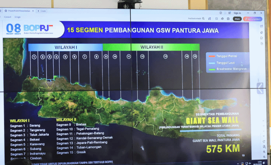 Rob Makin Mengancam, Pemkot Serang Dukung Pembangunan Giant Sea Wall