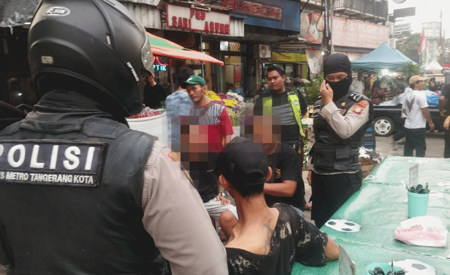 Viral Pengeroyokan di Pasar Lama Kota Tangerang, 3 Ditangkap Satu DPO