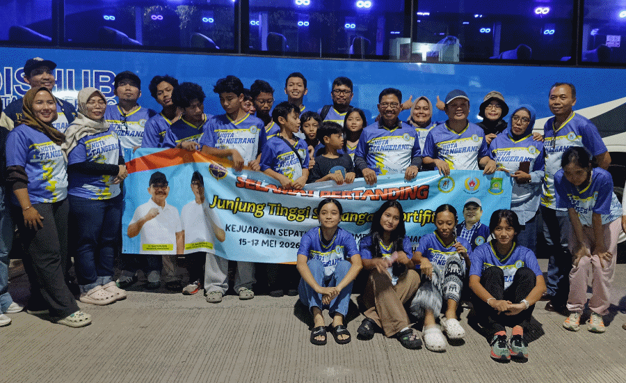 Sachrudin Doakan Atlet Sepatu Roda Kota Tangerang Pulang Bawa Gelar Juara