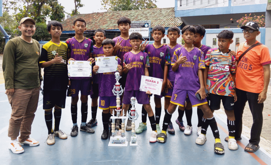SDN Kereo 5 Raih Juara 2 ALMUS Cup Futsal Competition Tingkat Jabodetabek