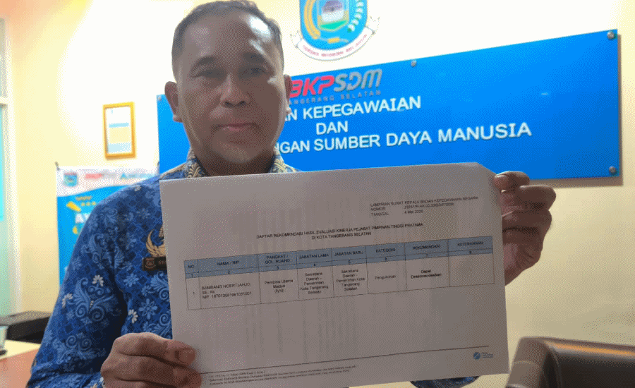 Pemkot Tangsel Terbitkan Kepwal Pengukuhan Sekda