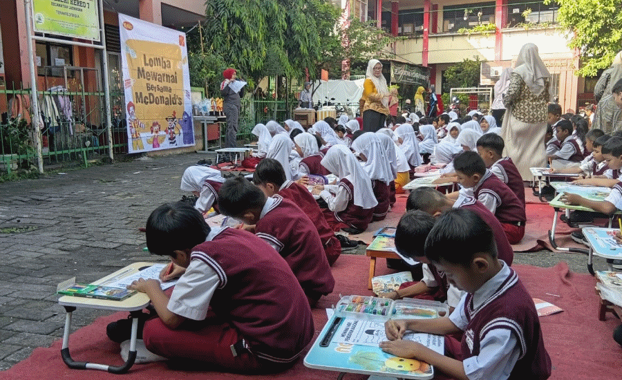 SDN Kereo 7 Gelar Lomba Mewarnai, Tumbuhkan Jiwa Kompetisi Siswa