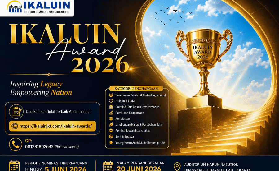 IKALUIN Award 2026, Pengusulan Nominasi Diperpanjang hingga 5 Juni