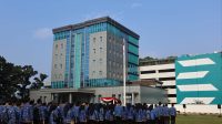 Gedung Bapenda dan Disdukcapil di Cilenggang Serpong, dibangun oleh DCKTR dari APBD Kota Tangsel.