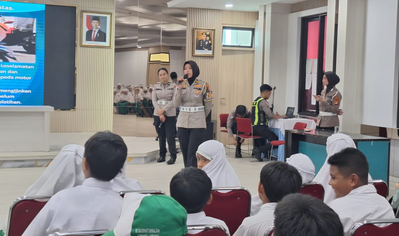 Kanit Kamsel Satlantas Polres Tangsel Iptu Nigia Gustri P Hapsari.