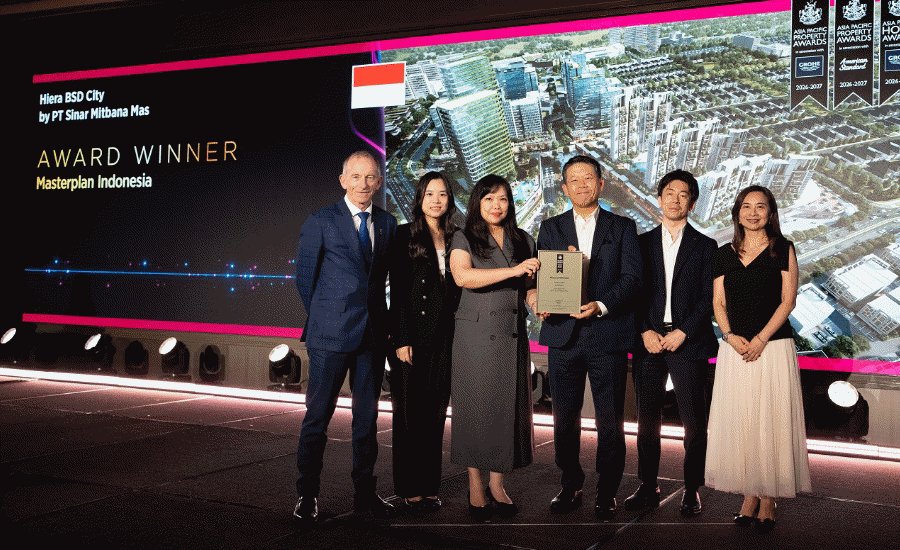 Hiera BSD City Raih Penghargaan Asia Pacific Property Awards 2026–2027, Sinar Mas Land Kian Diakui Dunia