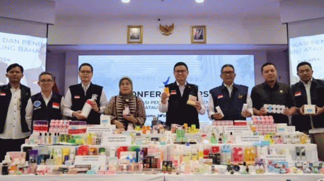 BPOM Gerebek Gudang Kosmetik Impor Ilegal di Tangerang Senilai Rp27,6 Miliar