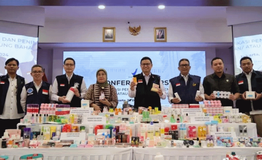 BPOM Gerebek Gudang Kosmetik Impor Ilegal di Tangerang Senilai Rp27,6 Miliar