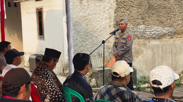 Sinergi untuk Fasilitas Publik, Polsek Mauk Gelar Doa Bersama Pembangunan Jembatan Merah Putih