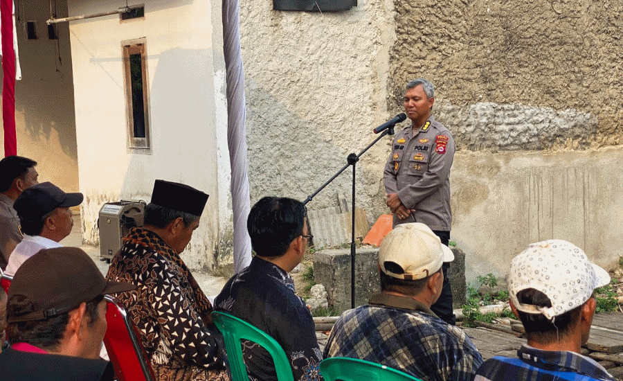Sinergi untuk Fasilitas Publik, Polsek Mauk Gelar Doa Bersama Pembangunan Jembatan Merah Putih