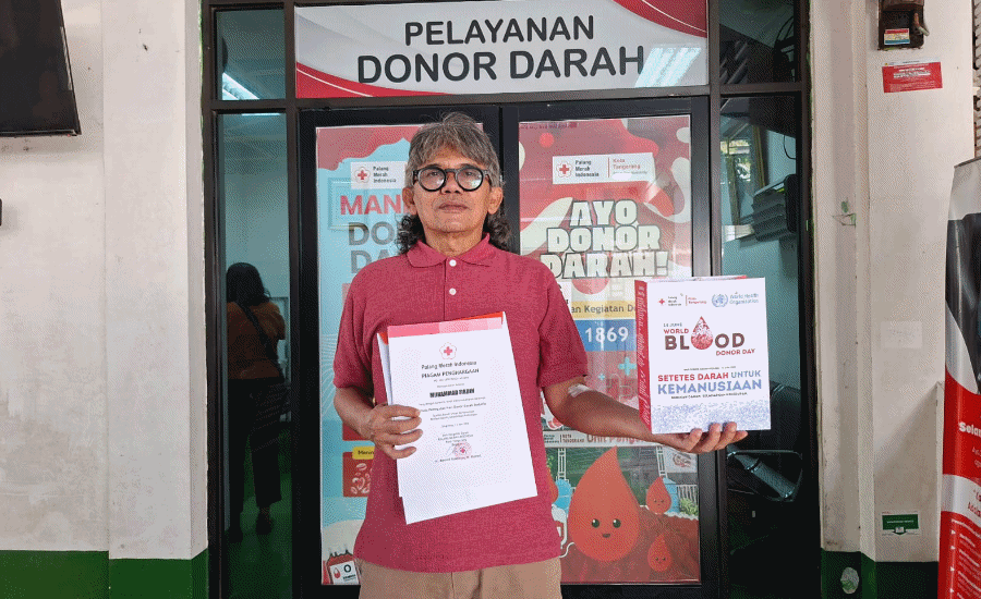 Peringati Hari Donor Darah Sedunia, PMI Kota Tangerang Gratiskan Cek Kesehatan dan Cek Golongan Darah