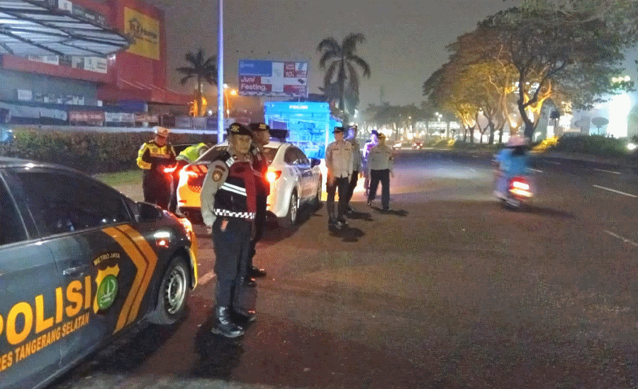 Polres Tangsel dan Polsek Pamulang Gencarkan Patroli, Antisipasi Kejahatan 3C