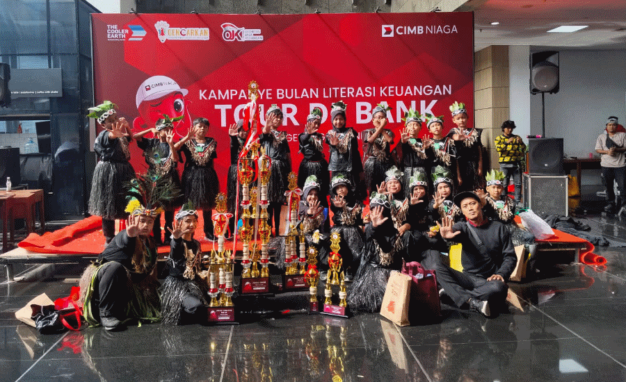 SDN Larangan 6 Sabet Juara Umum di Tour De Bank CIMB Niaga