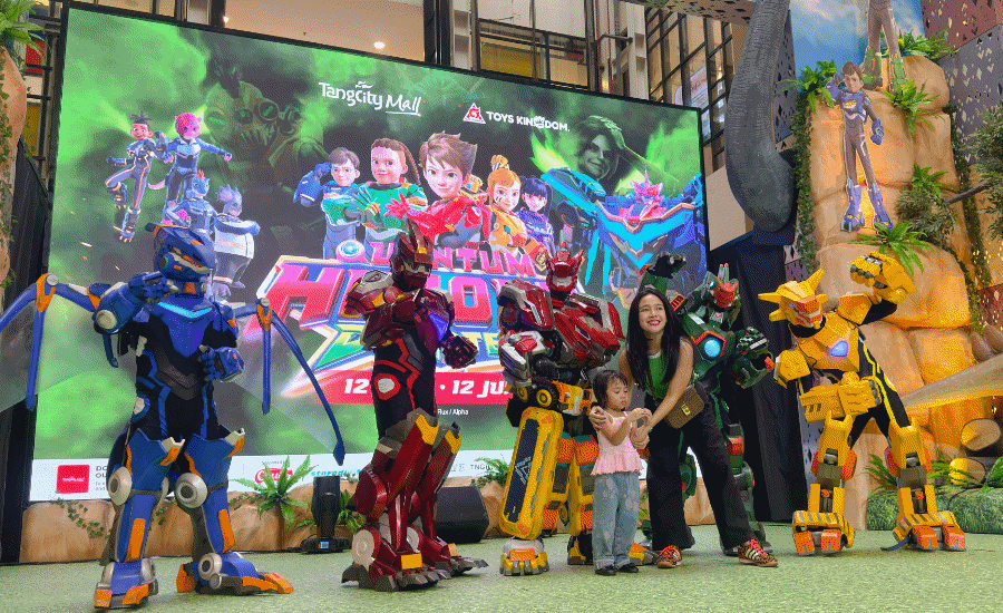 Quantum Heroes Dinoster Meriahkan Liburan Sekolah di Tangcity Mall, Hadirkan Hiburan dan Edukasi untuk Keluarga