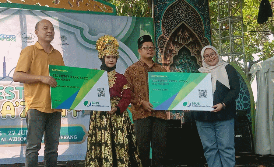 Hadir di Festival Al-Azhom BPJamsostek Berikan Perlindungan Sosial kepada Peserta Lomba Tari