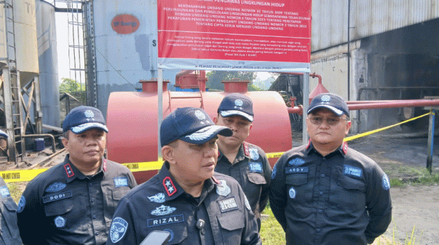 Pabrik Pengolah Oli Bekas di Panongan Disegel Gakkum KLH, Diduga Cemari Udara, Air dan Tanah