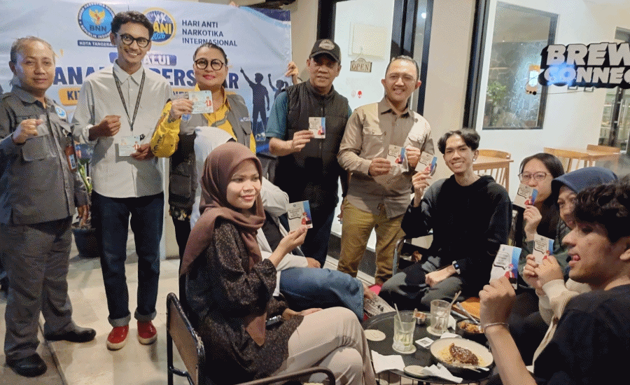 BNN Kota Tangerang Perkuat Pencegahan Narkoba Jelang HANI 2026, Kafe dan Toko Vape Jadi Sasaran Edukasi