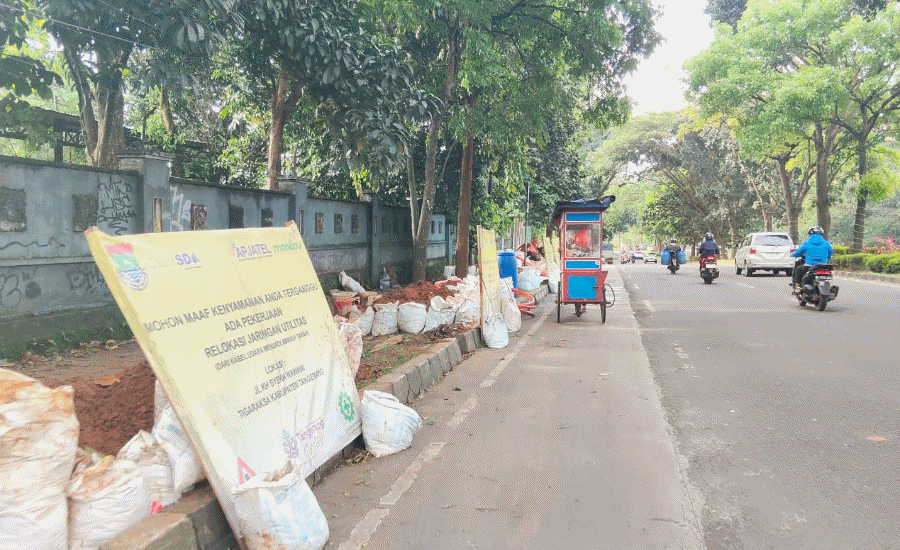 DBMSDA Kabupaten Tangerang Tata Kabel Semerawut ke Bawah Tanah